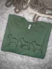 Dog Breed Outline Tshirt