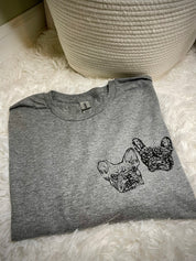 2 Dog Face Tshirt