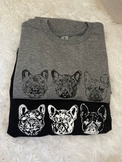 3 Dog Faces Tshirt