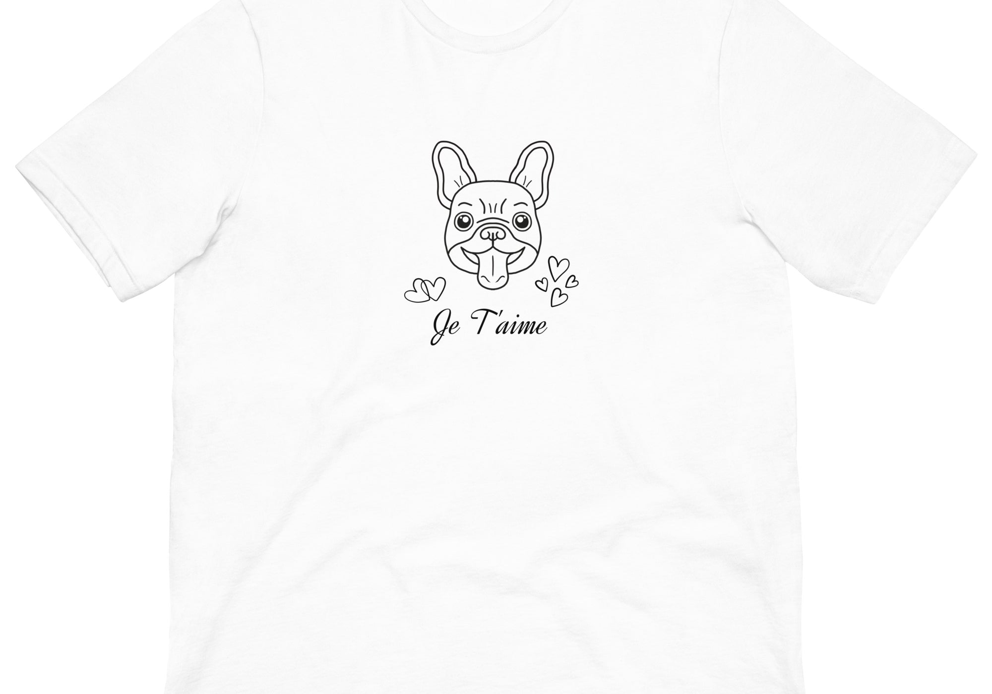 "I Love You" French Unisex t-shirt